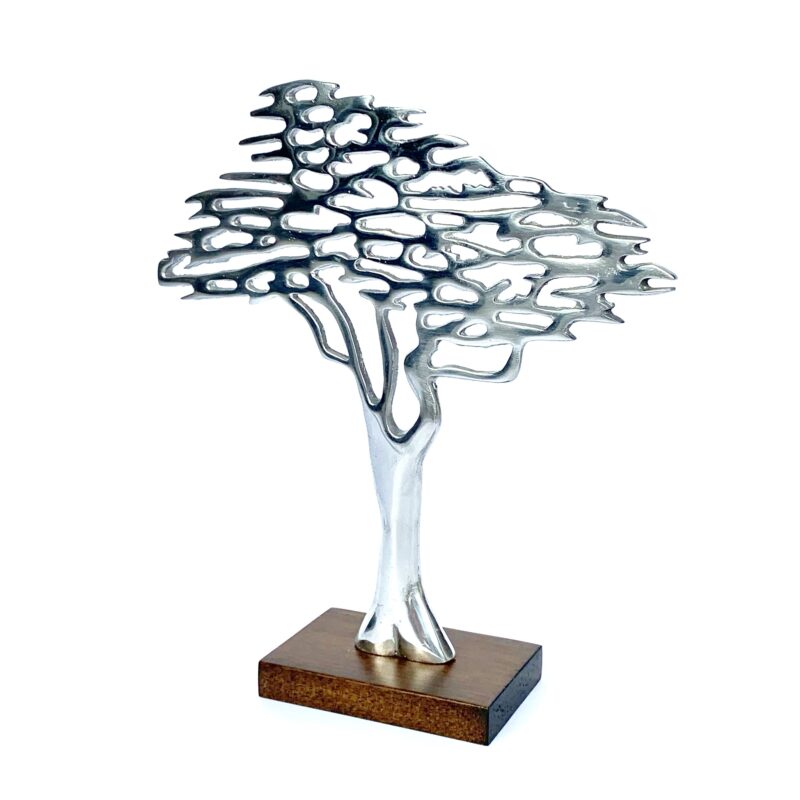 Arbol decorativo de pewter - Imagen 4
