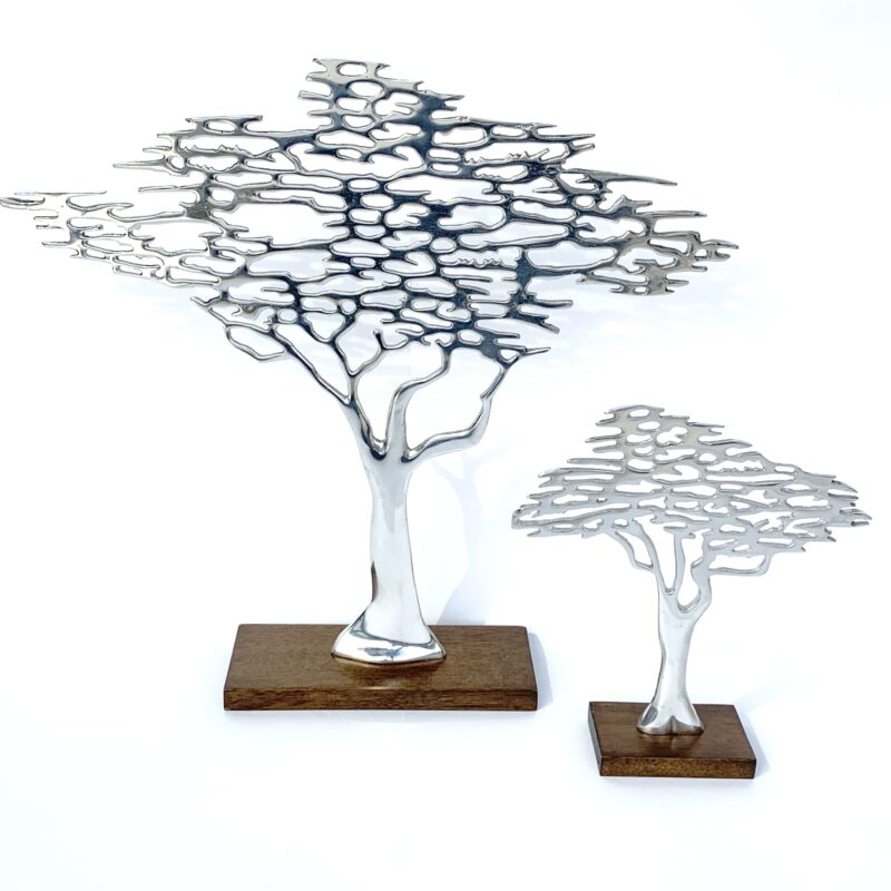 Arbol decorativo de pewter