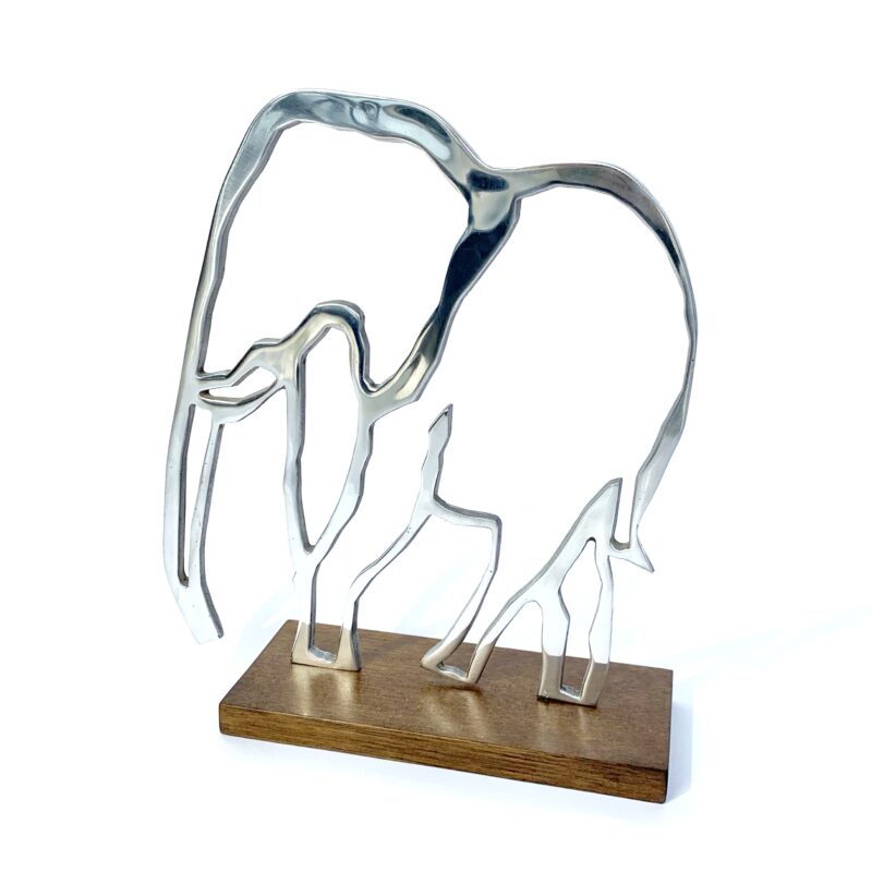 Elfante decorativo en pewter - Imagen 3