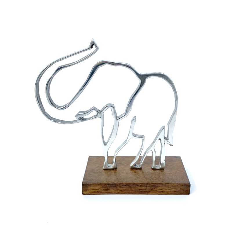 Elfante decorativo en pewter - Imagen 4