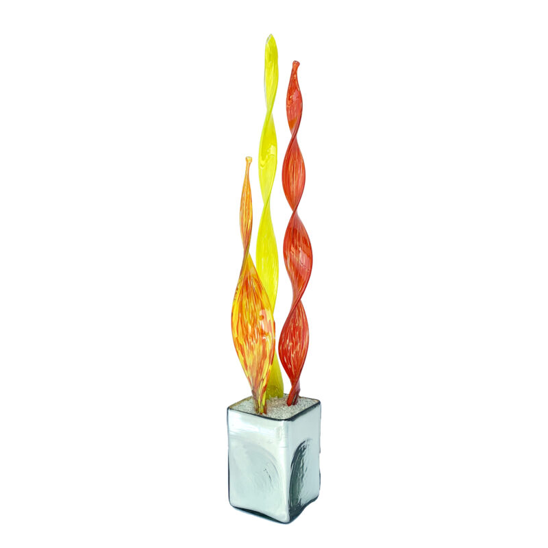 Escultura de vidrio